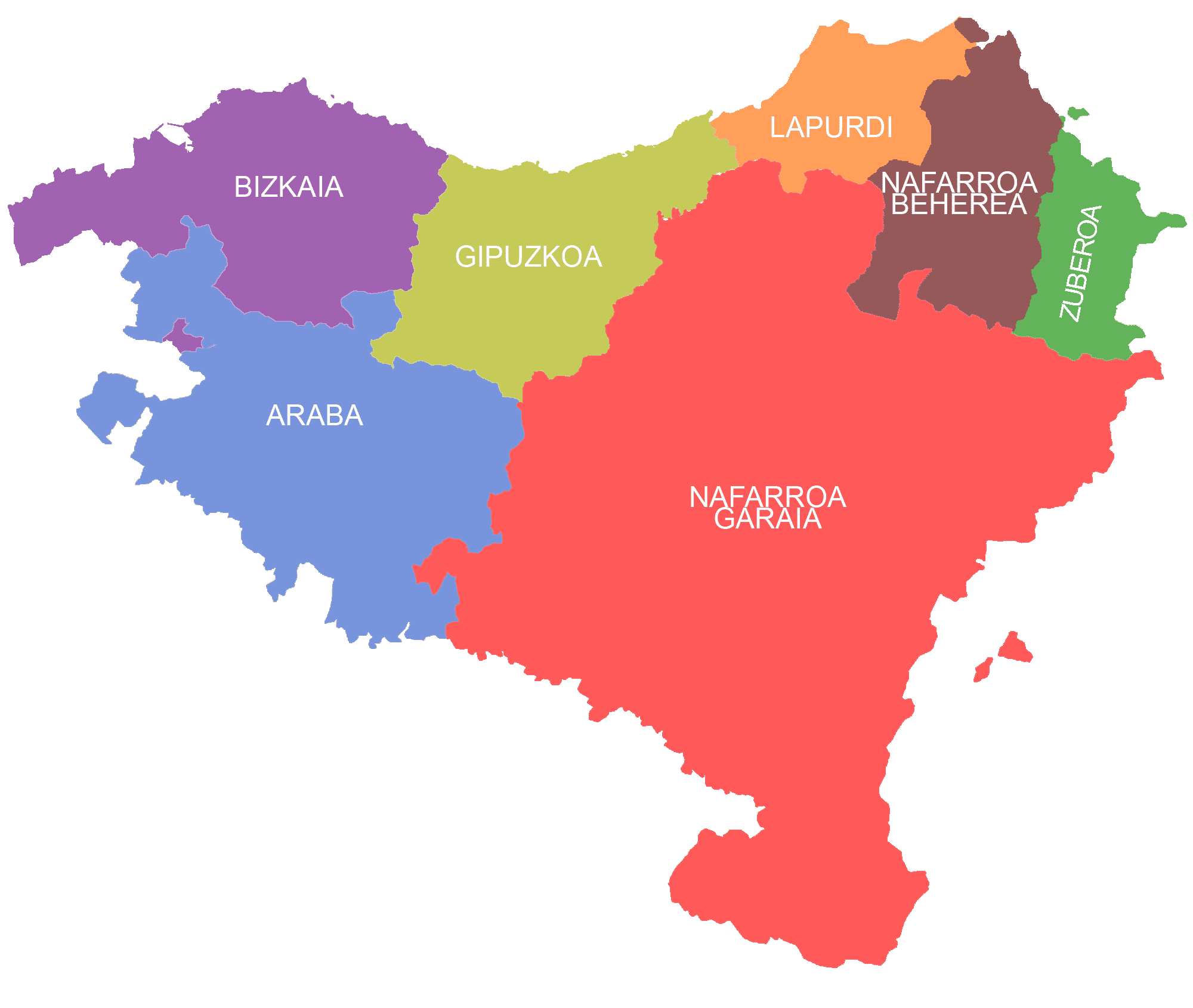 Euskal_Herriko_kolore_mapa